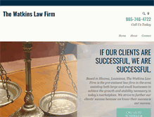 Tablet Screenshot of houmalawfirm.com
